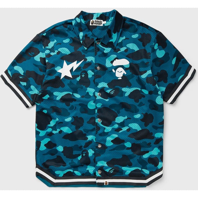 COLOR CAMO WARM UP SS SHIRT