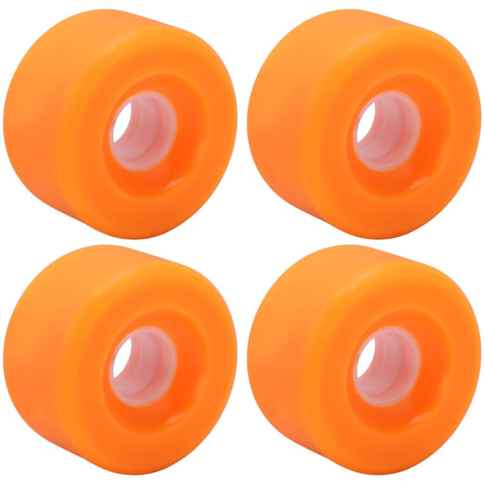 PUENTE 4 stuks 70x42mm Skateboard Wielen 80A Longboard Cruiser Wielen VervangingsonderdelenOranje oranje