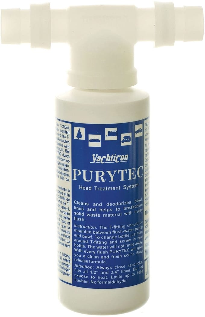 Purytec toilet gelspoeling Set met T-stuk 100 ml