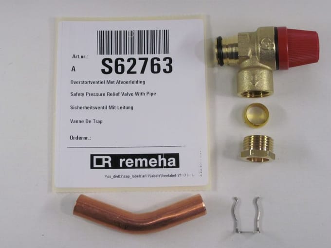 Remeha Veiligheidsventiel 3 Bar, S62763