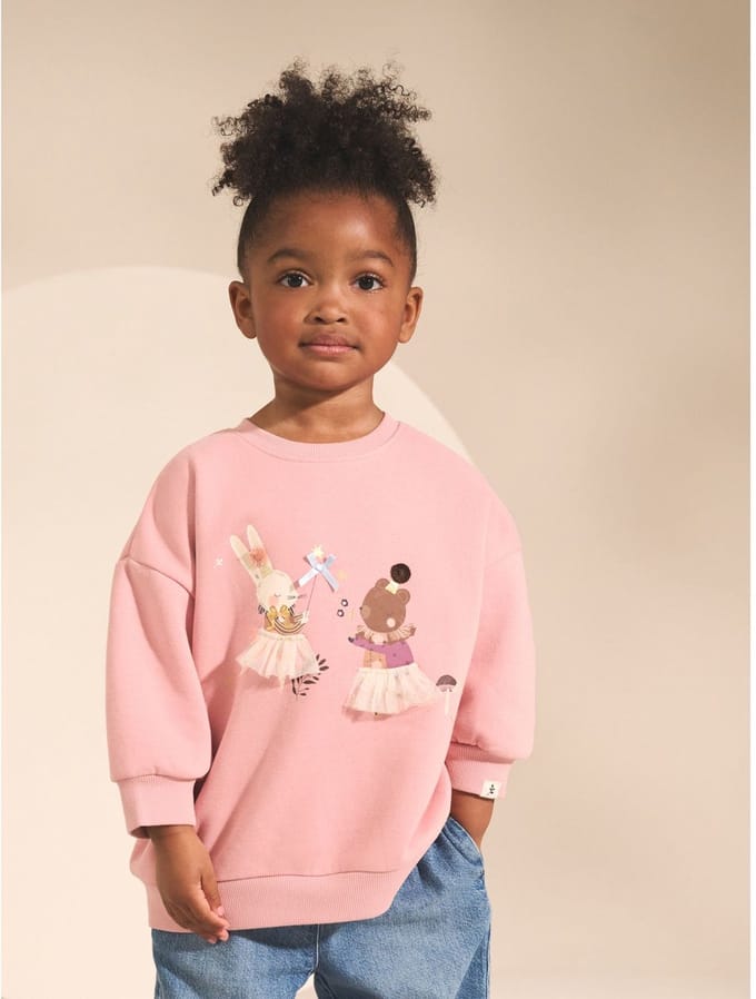 Next - Meisjes - Sweater met ronde hals - Roze