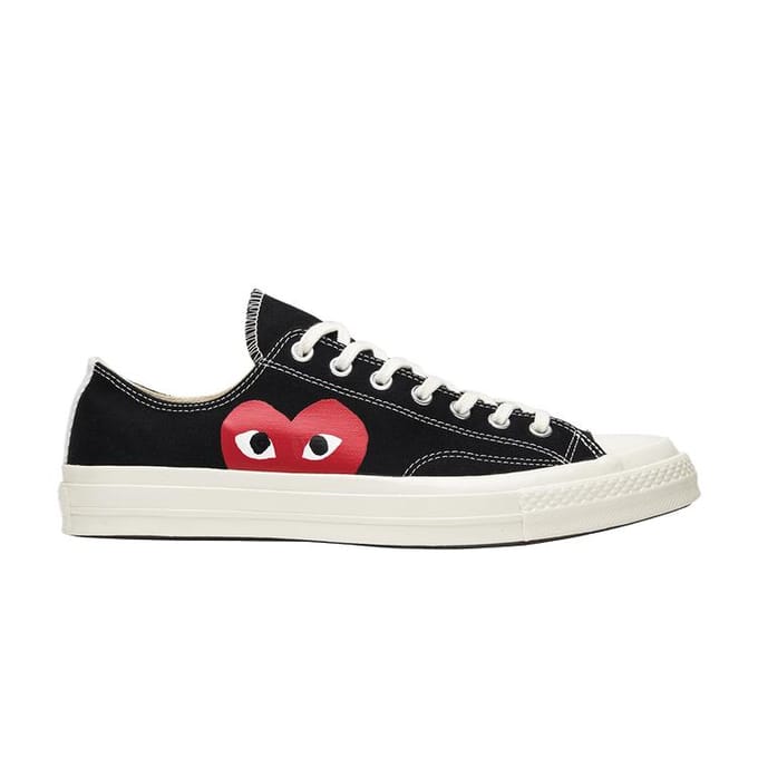 Comme des Garçons Play x Converse Chuck 70 Low 'Zwart' 35 white
