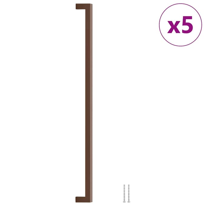 vidaXL - Handvatten - 5 - st - 480 - mm - roestvrij - staal - bronskleurig