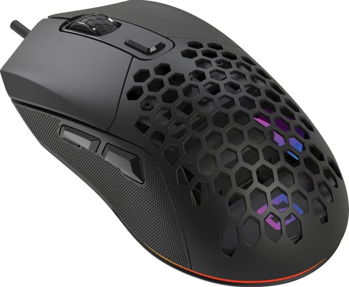 Sandberg FlexCover 6D - Gaming muis - Optisch - 6 knoppen - Zwart