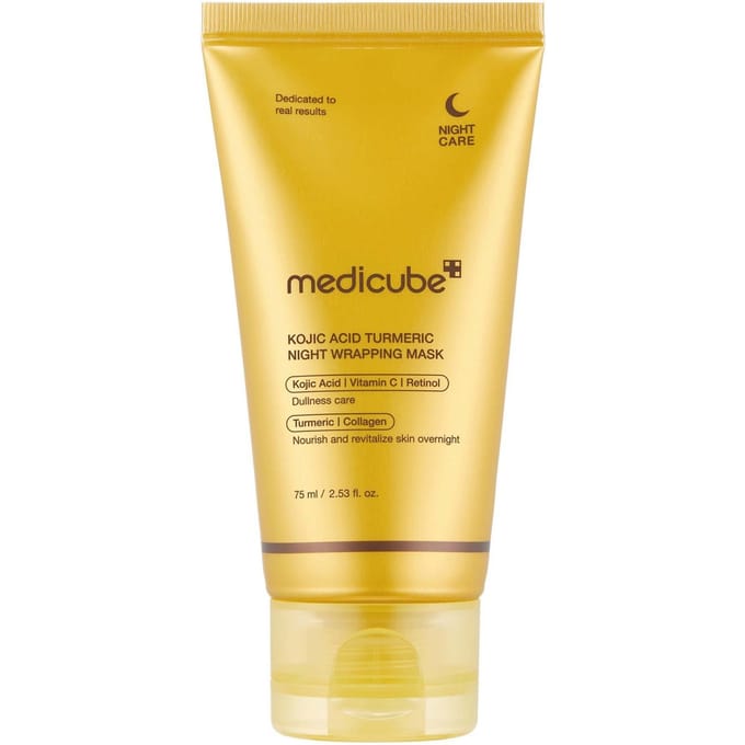 Medicube Treatments Nachtmasker: Kojinezuur & Kurkuma Omhullend Nachtherstel voor een Stralende Huid 75 ml