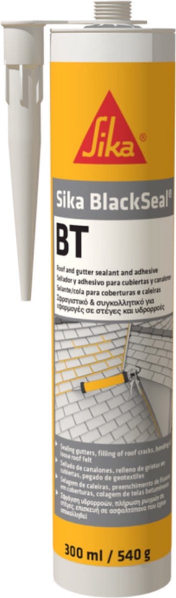 Sika  BlackSeal Lekkagekit 300 ml, Zwart, PATROON - TIXOPHALTE