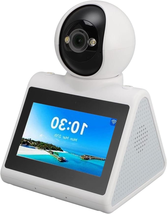 Videobellen Camera - Slimme Camera - Thuisbeveiliging - AI Gesprekken - 1080p HD - Wit