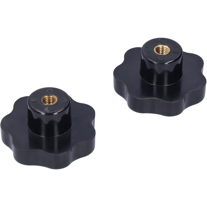 2 Stuks Stergreep Knop 7Ster Aandraaimoer Klemhandvat Machinegereedschap Accessoires M12 x 80