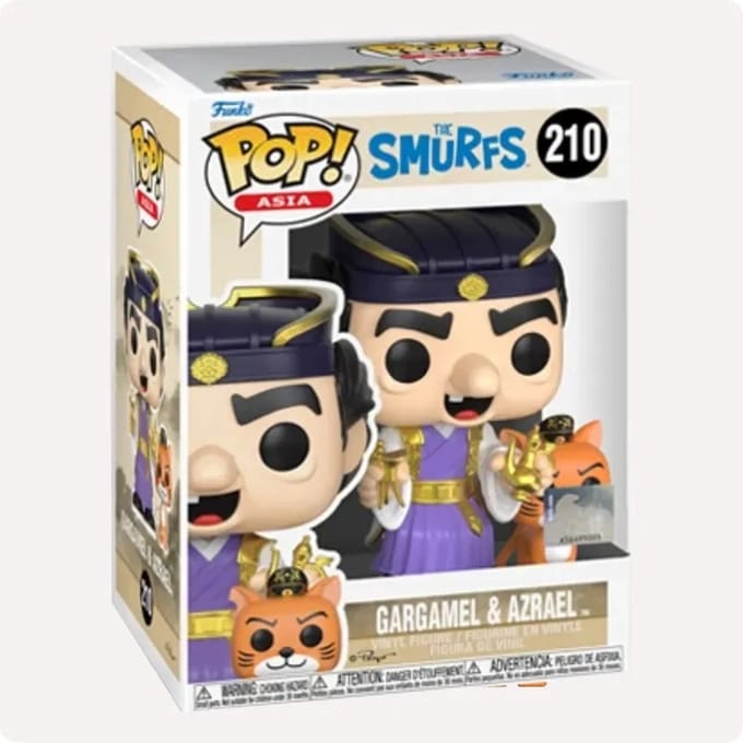 Funko Pop! ASIA: The Smurfs - Gargamel & Azrael #210 Exclusive