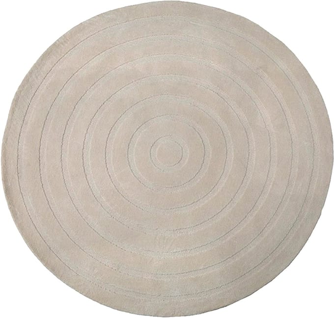 LABEL51 Agra Vloerkleden - Bruin - Polyester - 200x200 cm - Rond