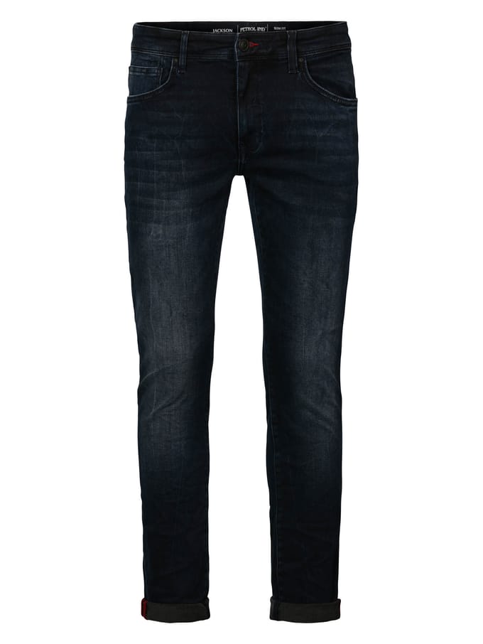 Petrol Industries - Heren Jackson Slim Fit Jeans  - Blauw