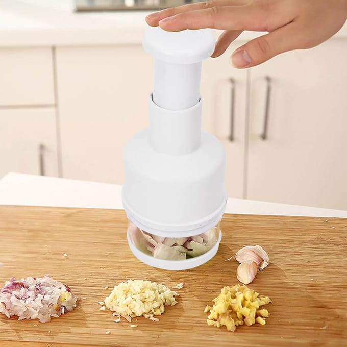 Keuken Knoflook Handpers Hakker Snijder Groente Uien Schiller Gereedschap(Wit) White white