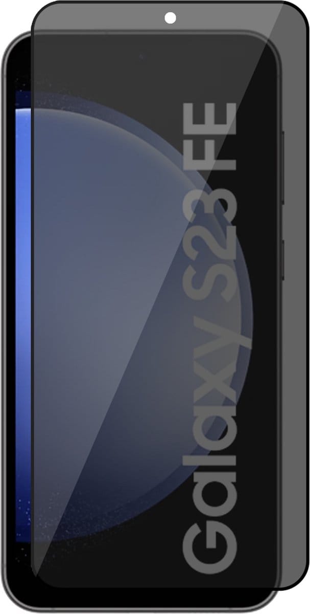 Privacy Screenprotector geschikt voor Samsung Galaxy S23 FE - Volledig Dekkend Glas Screen Protector