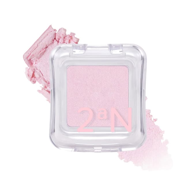 2aN Pure Glass Highlighter, PK02 Pink Bell, 2,7 g white