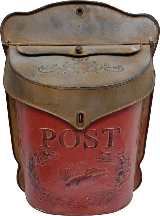 Brievenbus - Postbus Nostalgie - Vintage brocante uitstraling - Weerbestendig