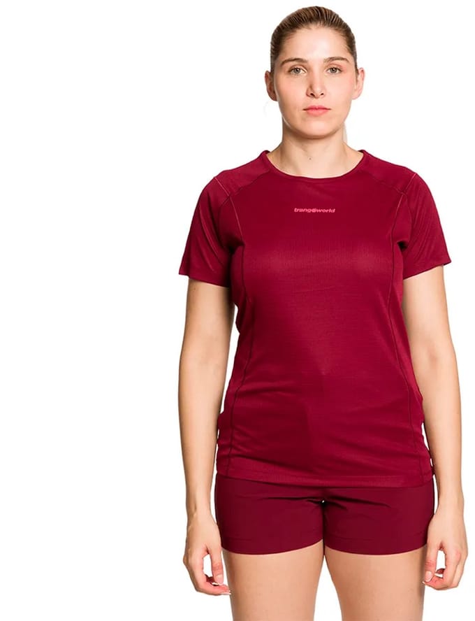 Trangoworld Demba T-shirt Met Korte Mouwen Rood M Vrouw