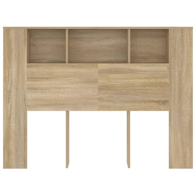 vidaXL - Hoofdbordkast - 140x18,5x104,5 - cm - sonoma - eikenkleurig
