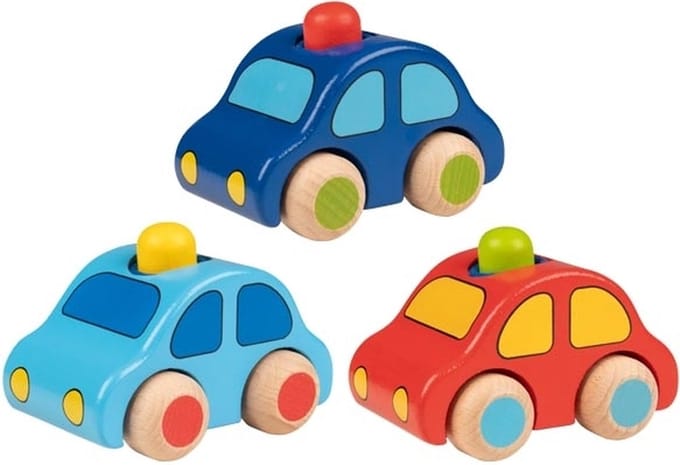 Goki Wooden Vehicle with Horn