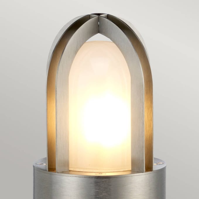 Elstead Lighting Mini LED Tuin Pilaar Paignton | 1X E27 Max 40W | IP55 | Stainless Steel
