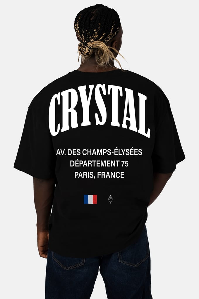 Crystal Paris Oversized T-shirt Champs