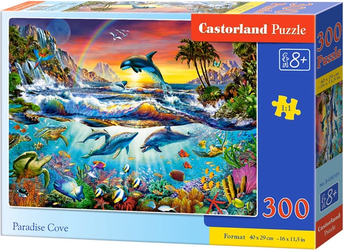 Castorland Paradise Cove – Puzzel – 300 stukjes – Zee – Premium kwaliteit