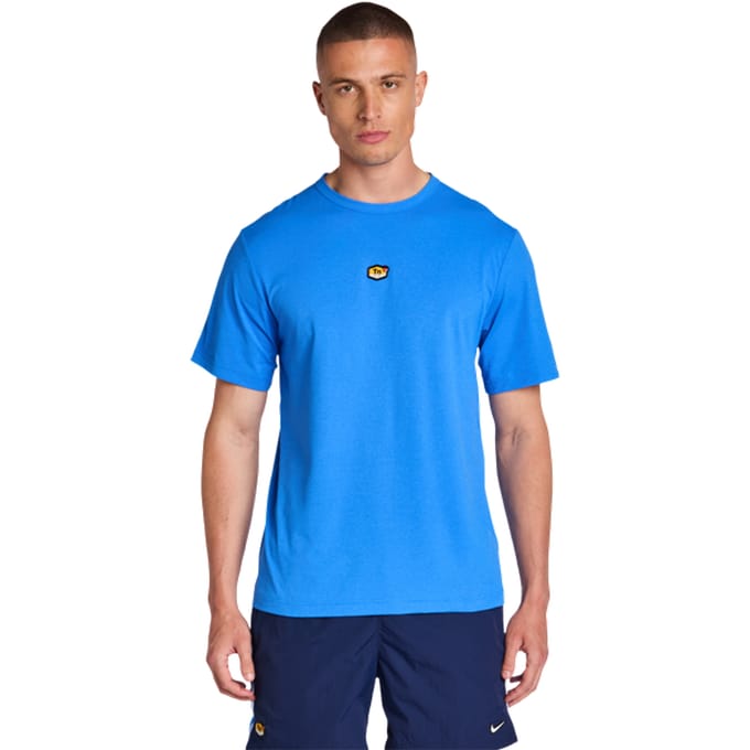 Nike Tuned T-shirts Heren - Blauw - Maat M