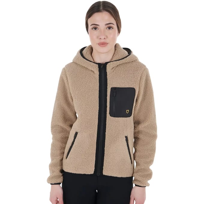 Fleece met voorzak voor dames Equestro