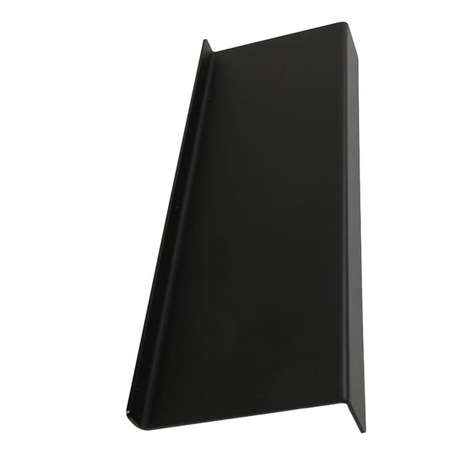 Support de clavier d'ordinateur incliné en acrylique Lèvre avant basse Finition polie Élévateur de clavier Support de clavier pour bureau Noir noir