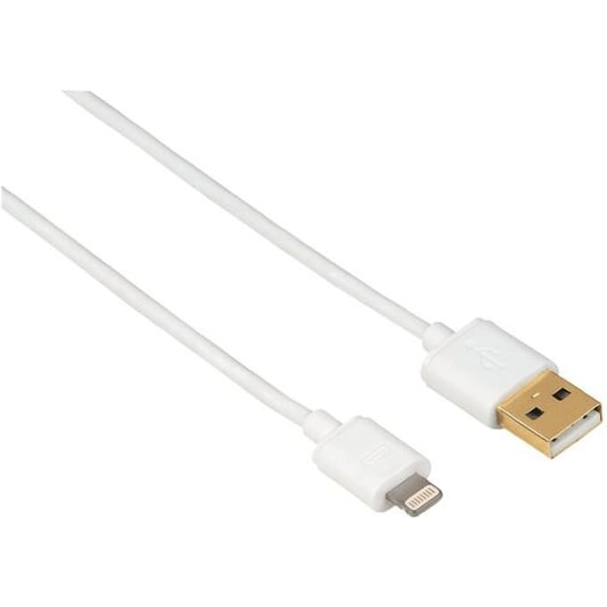 Hama USB-A Naar Lightning kabel - geschikt voor iPhone/iPad - Gecertificeerd - USB 2.0 - 480Mbps - 150cm - Wit