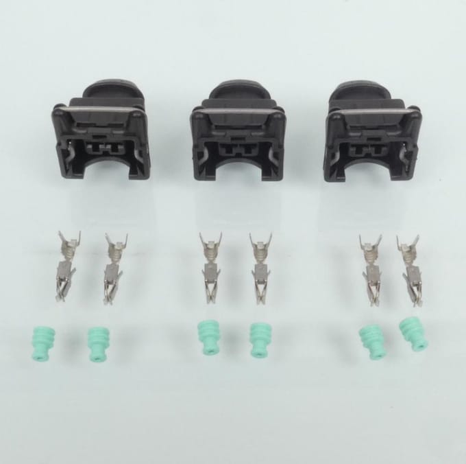 rms injector elektrische connector kit voor motor auto scooter set van 3 nieuwe