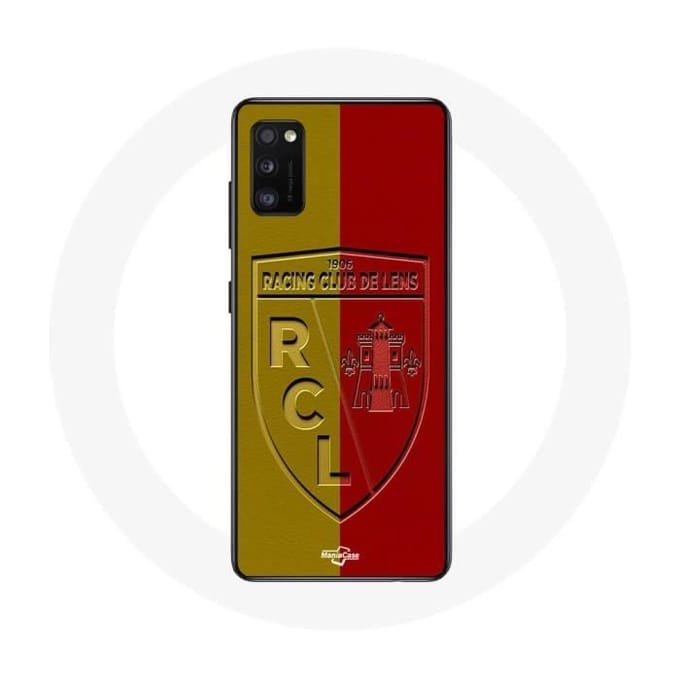 Coque - maniacase - Galaxy A41 - Souple - Protection - Logo jaune et rouge noir