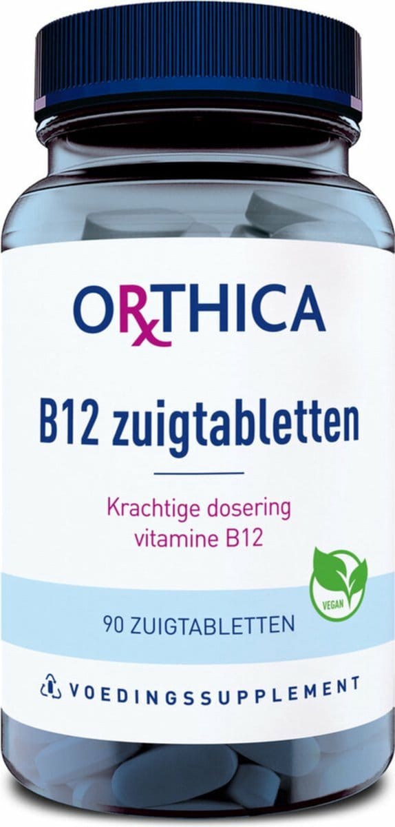 Orthica B12 zuigtabletten - Vitamine B12 - 90 zuigtabletten
