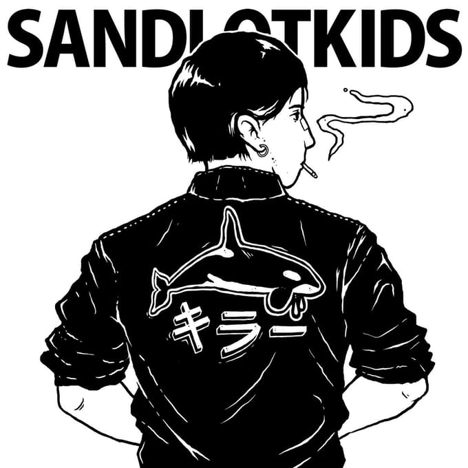 Sandlotkids - Distractovision/The Kids From Memory Lane (LP)