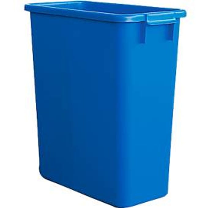 GRAF multifunctionele container vierkant 60 liter blauw