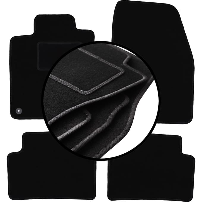 Complete set veloursmatten voor: Renault Kadjar SUV (2015-)