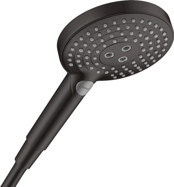 Hansgrohe Raindance Select S RD Sel S - handdouche 120 - 3jet PowderRain - ecosmart - mat zwart