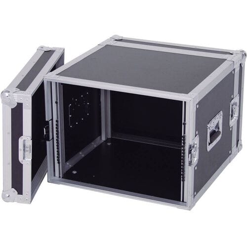 Roadinger 30109788 19 inch rack 8 HE Hout Incl. greep
