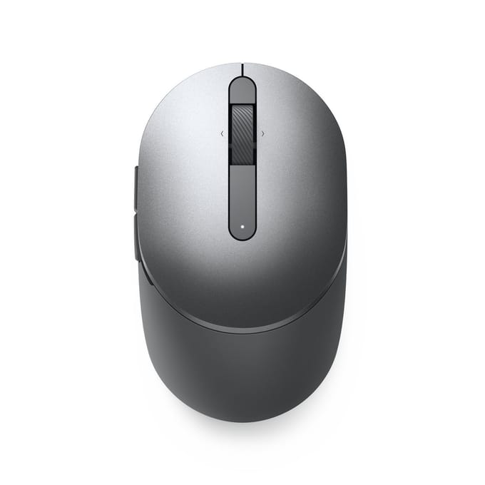 Dell MS5120W - Muis - 2.4 GHz Bluetooth 5.0 - Titan Grijs - Muis - Optisch - 7 knoppen - Grijs