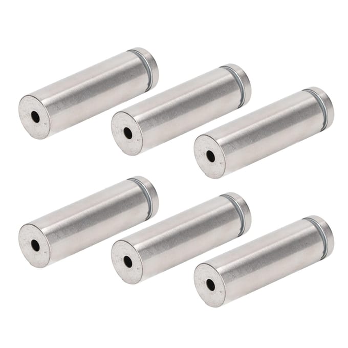 12 Set Advertentieschroefset 19x60mm RVS Afstandsschroef Montage Glas Hardware