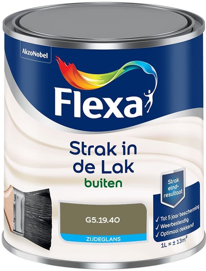Flexa - Strak In De Lak Buitenlak Zijdeglans - G5.19.40 - Mengverf - 1 L