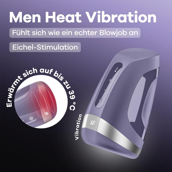 Satisfyer 'Men Heat Vibration' - verwarmend