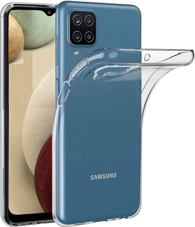 Hoesje voor Samsung Galaxy A12 backcover Shockproof siliconen Transparant