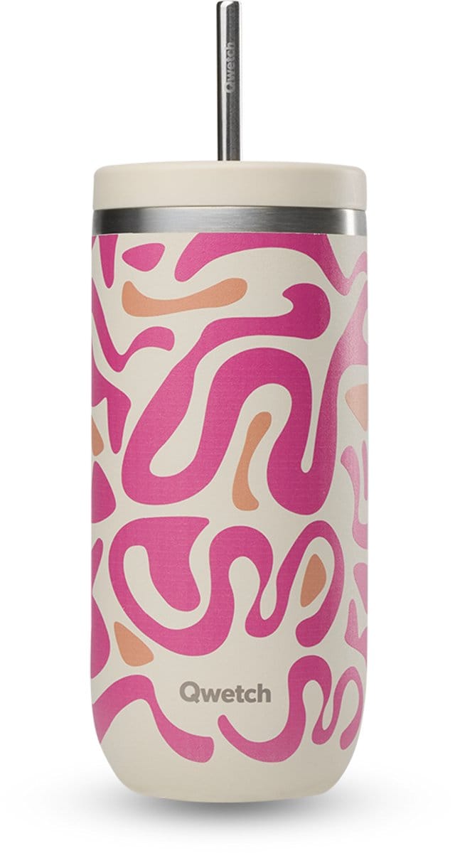 Qwetch Cold Cup Geïsoleerd - Waves Zand