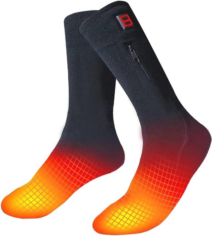 Verwarmde Sokken voor Koude Voeten - Instelbare Temperatuur Voor Buitensporten