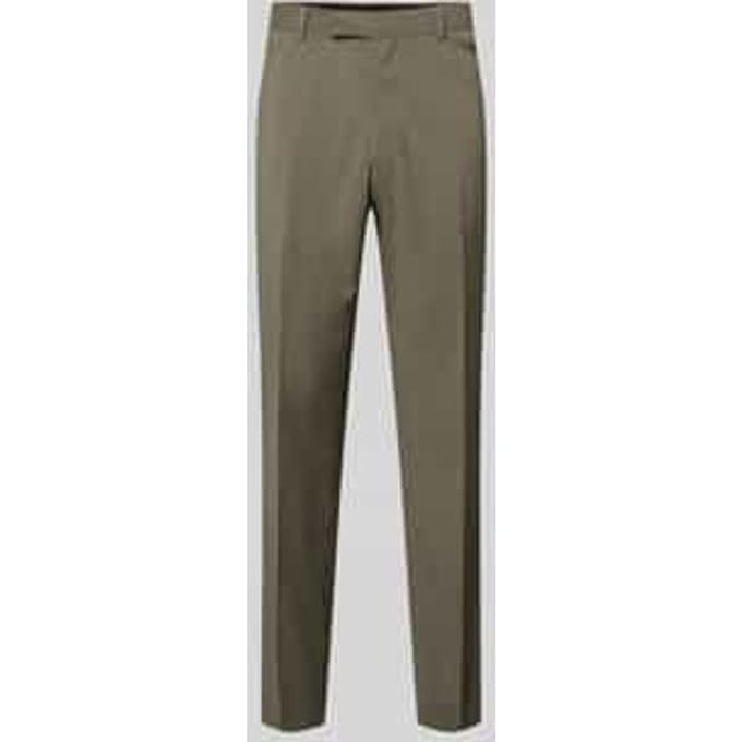 Straight fit stoffen broek van pure wol Model 'Tentua'