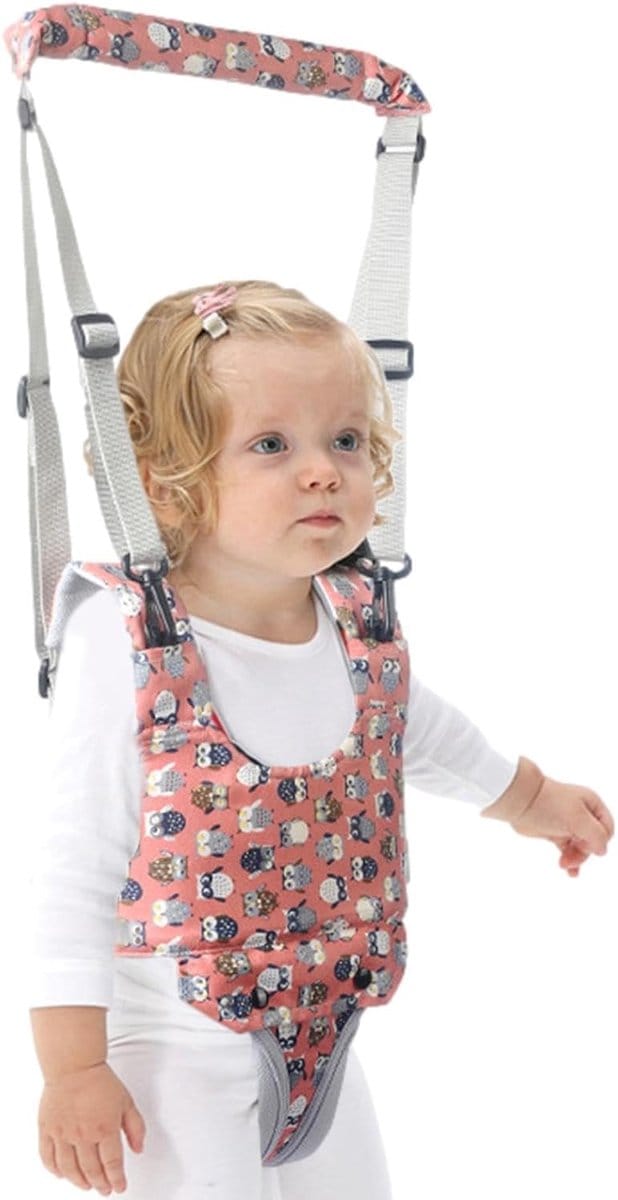 Kinder Loopgordel - Leren Lopen - Baby Ondersteuning - Verstelbaar Vest - 6-24 Maanden - Roze