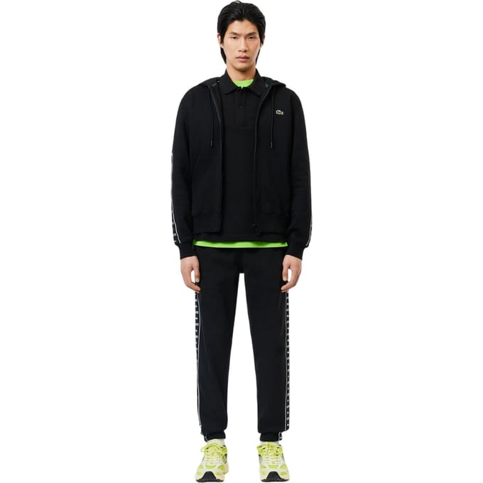 Lacoste Geweven joggingbroeken voor heren (Zwart)