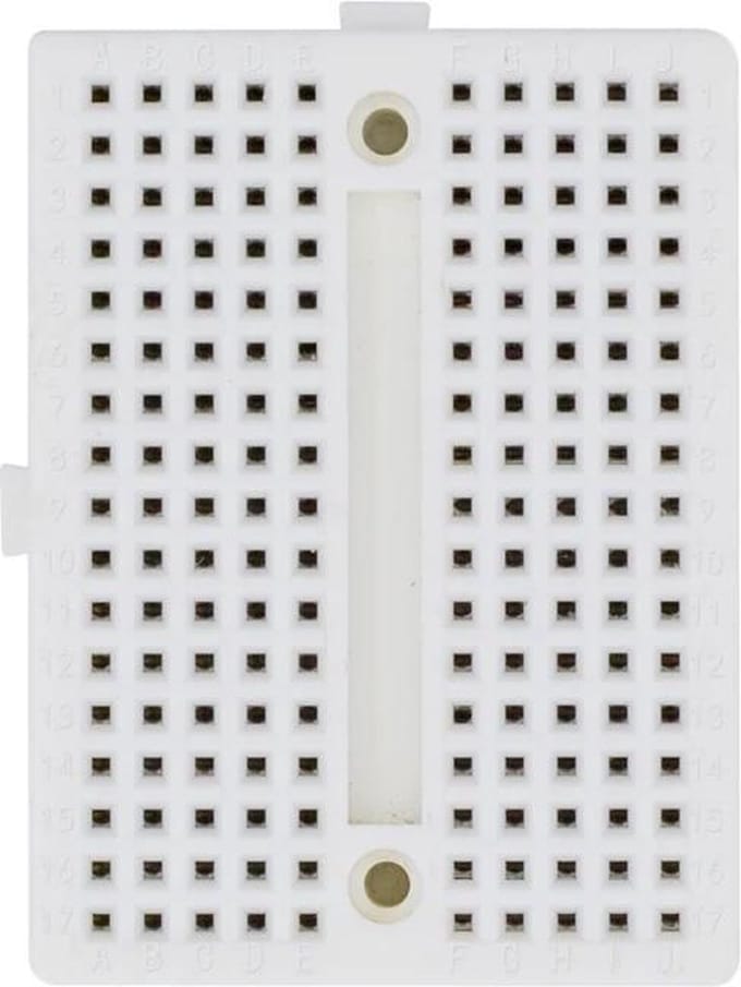 OTRONIC® Mini Breadboard 170 gaats voor prototyping Wit (connect)