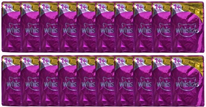 Whiskas - Natvoer - Drankensmaak - 80x85g - Gemakkelijk te Delen