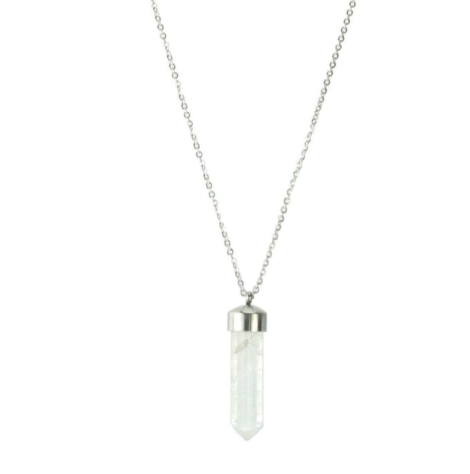 Behave - Necklace with Semi-Precious Stone - Minimalistische Ketting